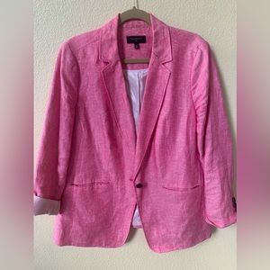 Talbots linen oversized jacket